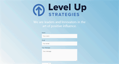Desktop Screenshot of levelupstrategies.com