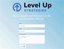 Tablet Screenshot of levelupstrategies.com